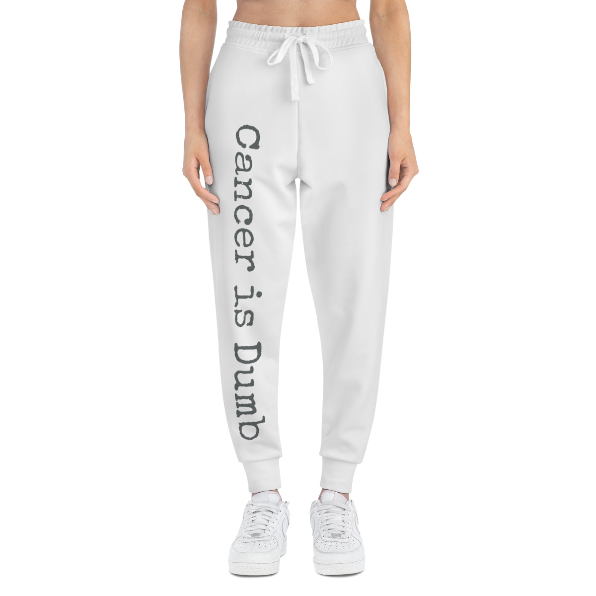 Anti Cancer Athletic Joggers Survivor Cancer is Dumb Fitness Gym Clothing
