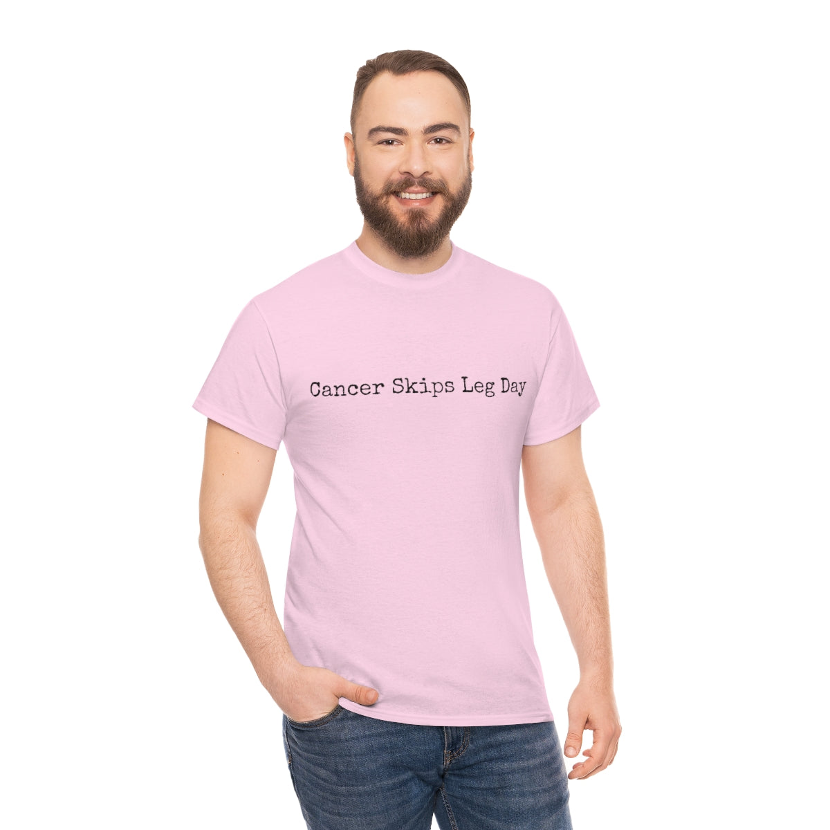 Unisex Heavy Cotton Tee Mens Womens Apparel Clothing Anti Cancer Cancer is Dumb Survivor Support Humorous Funny