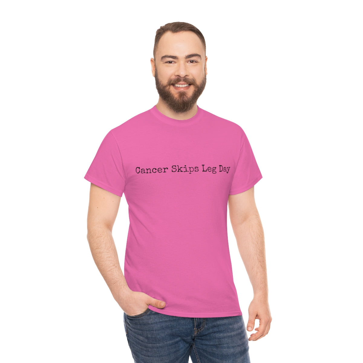 Unisex Heavy Cotton Tee Mens Womens Apparel Clothing Anti Cancer Cancer is Dumb Survivor Support Humorous Funny