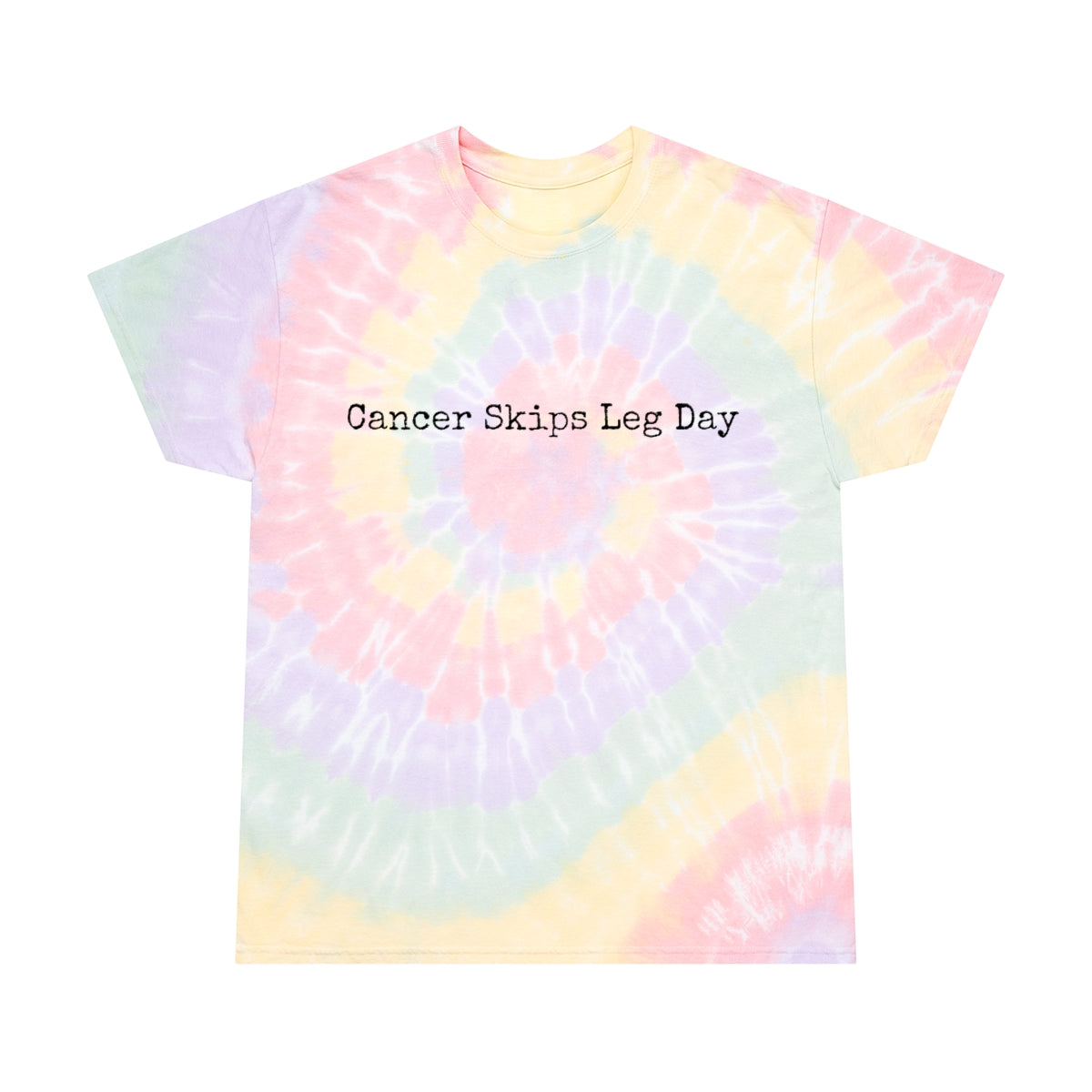 Tie-Dye Tee, Spiral Mens Womens T Shirt tshirt Anti Cancer Cancer is Dumb Survivor Support Humorous Funny Apparel Clothing