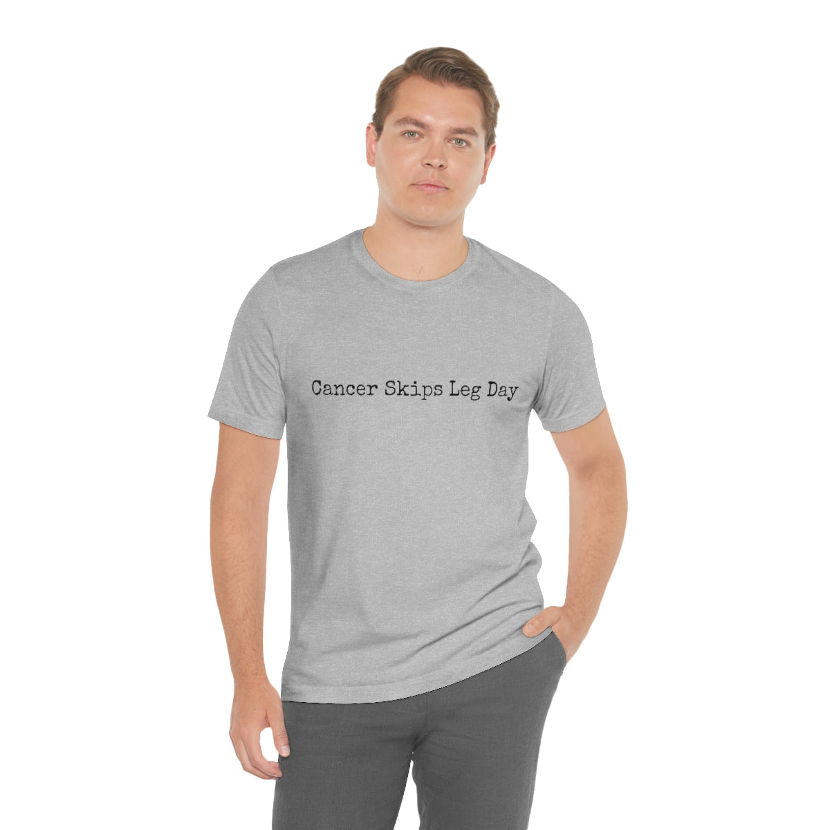 Unisex Jersey Short Sleeve Tee T Shirt tshirt Mens Womens Apparel Clothing Anti Cancer Cancer is Dumb Survivor Support Humorous Funny