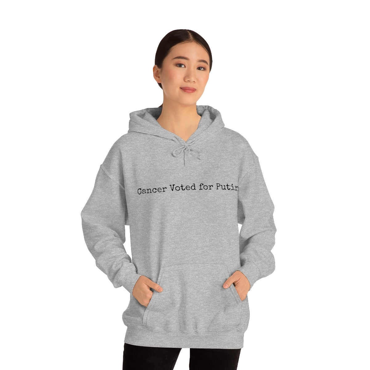 Unisex Heavy Blend™ Hooded Sweatshirt Mens Womens Apparel Clothing Anti Cancer Cancer is Dumb Survivor Support Humorous Funny