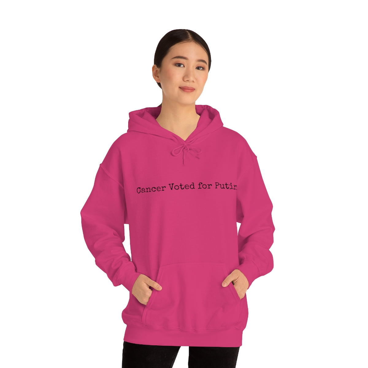 Unisex Heavy Blend™ Hooded Sweatshirt Mens Womens Apparel Clothing Anti Cancer Cancer is Dumb Survivor Support Humorous Funny