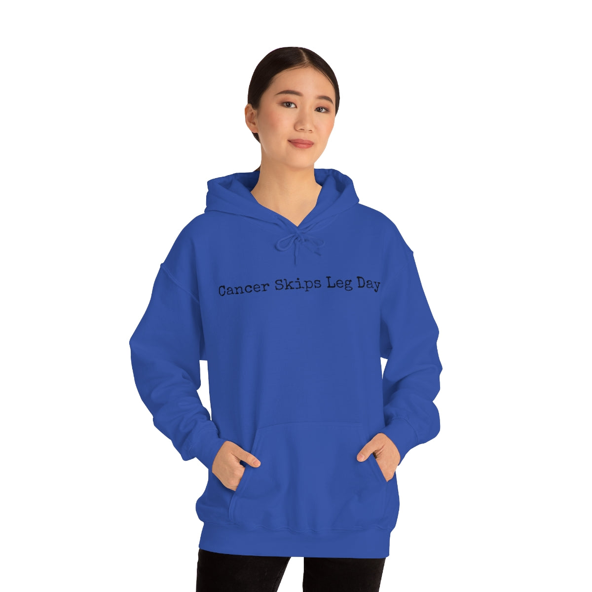 Unisex Heavy Blend™ Hooded Sweatshirt Mens Womens Apparel Clothing Anti Cancer Cancer is Dumb Survivor Support Humorous Funny