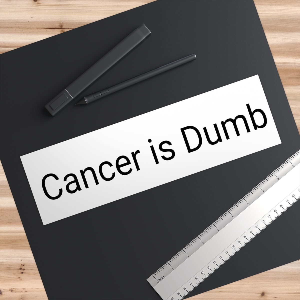 Bumper Stickers Anti Cancer Survivor Cancer is Dumb