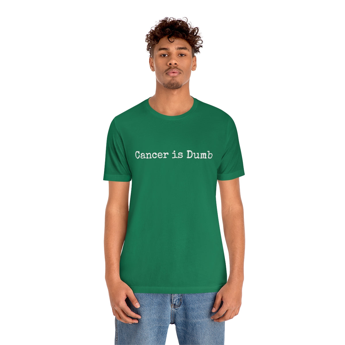 Unisex Jersey Short Sleeve Tee T Shirt tshirt Mens Womens Apparel Clothing Anti Cancer Cancer is Dumb Survivor Support Humorous F