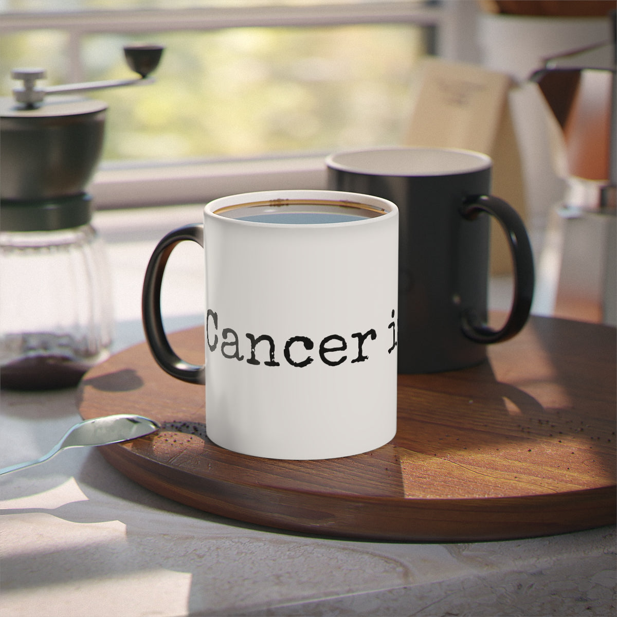Magic Mug Anti Cancer Cancer is Dumb Survivor Coffee Mug