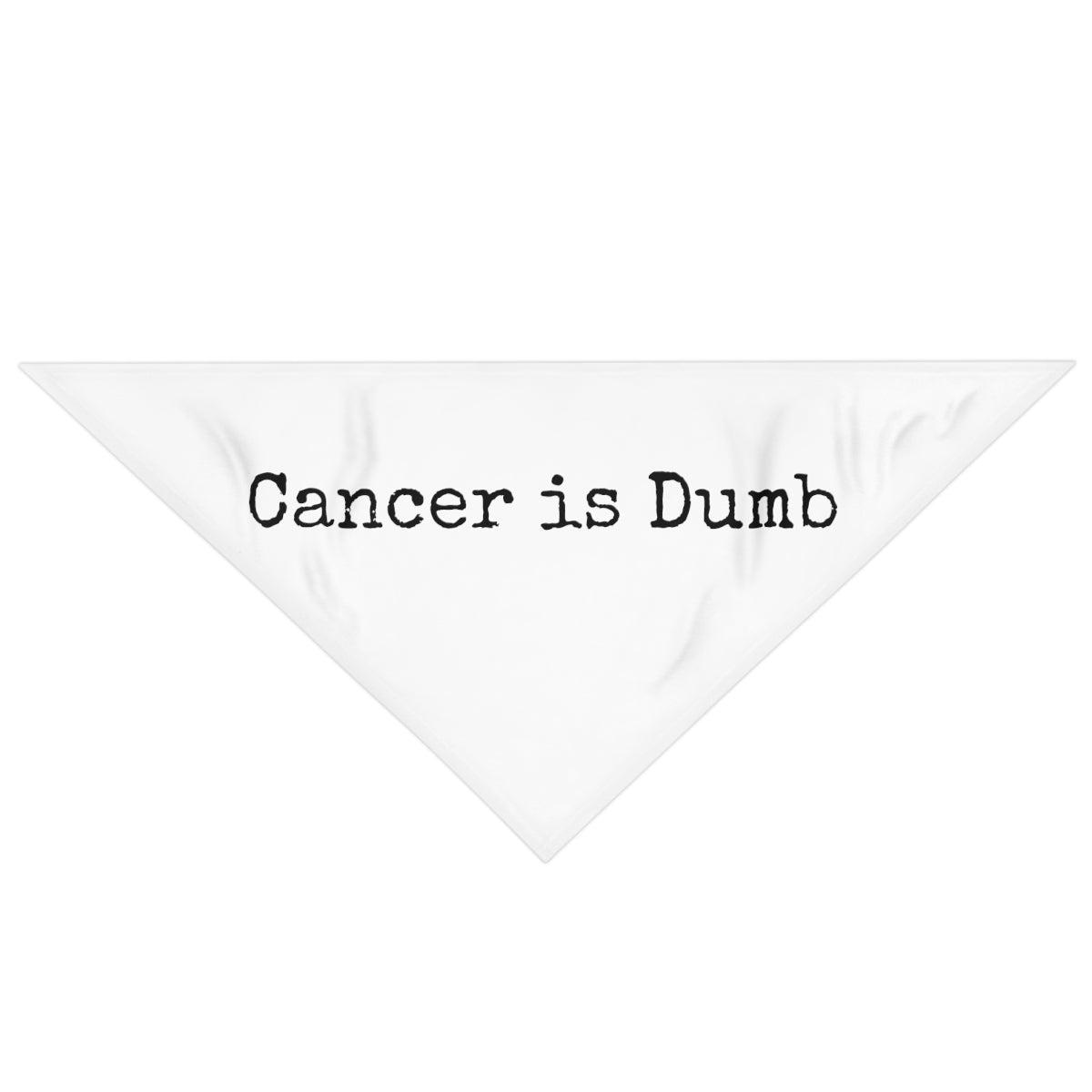 Pet Bandana Anti Cancer Cancer is Dumb Survivor Humorous Funny Support